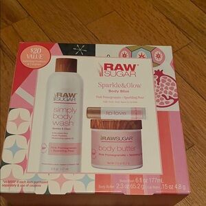 Sugar Simply Body Wash Set - Pink and White price firm